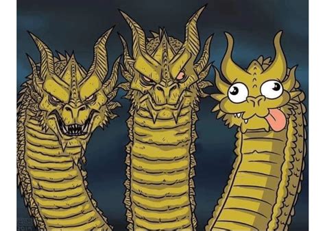3 Dragons Meme Template